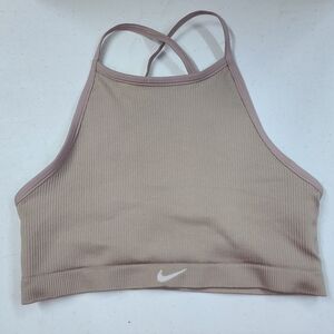 NIKE women's size small training sports racerback tan bra No pads NWT